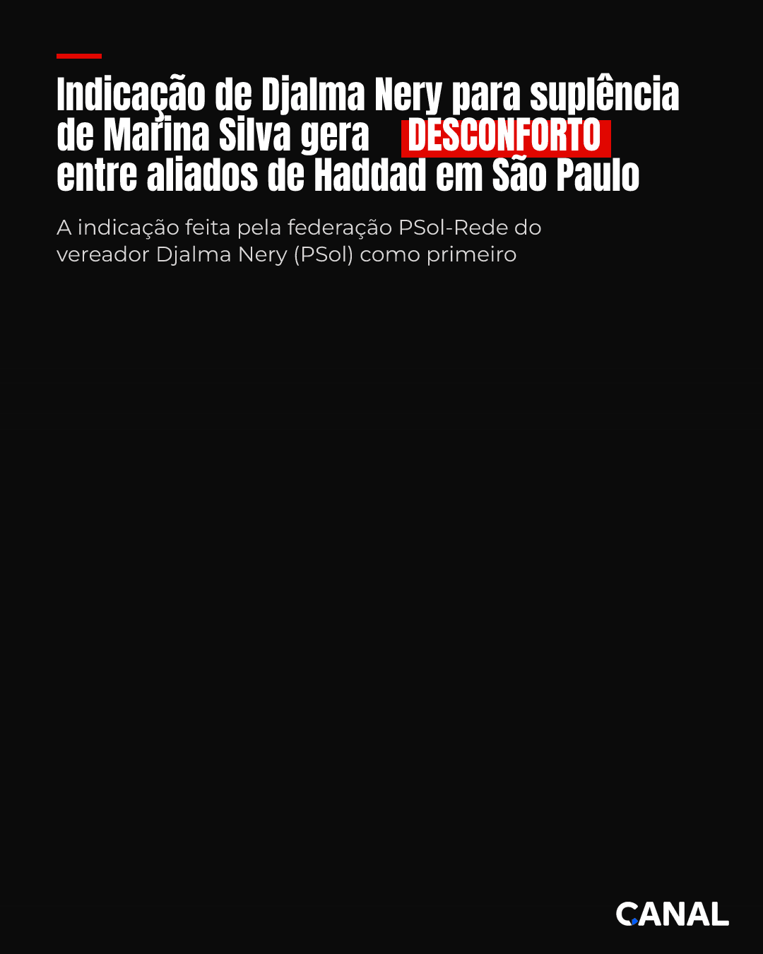 Indicação de Djalma Nery para suplência de Marina Silva gera desconforto entre aliados de Haddad em São Paulo
